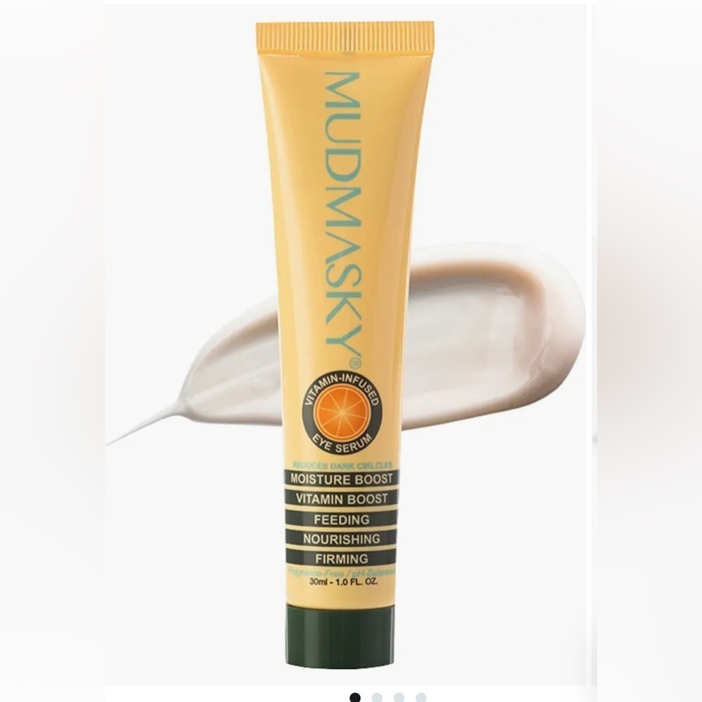 Mudmasky Vitamin Infused Eye Cream Serum Fragrance Free